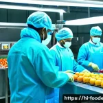 식품 공정에서의 플라즈마 기술 - A modern food processing facility in India using advanced cold plasma technology on fresh fruits and...