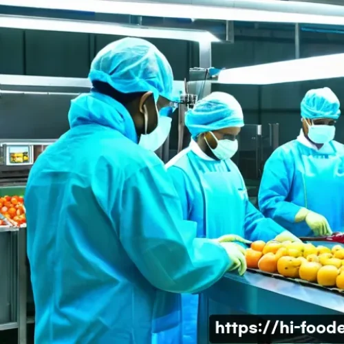식품 공정에서의 플라즈마 기술 - A modern food processing facility in India using advanced cold plasma technology on fresh fruits and...